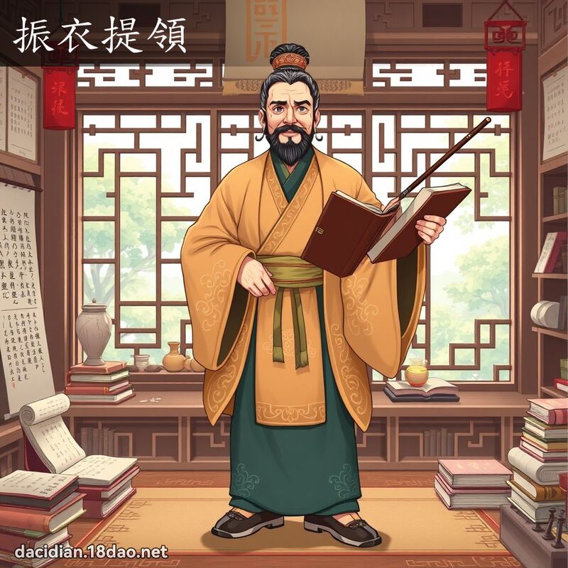 振衣提領 - 國語大辭典配圖