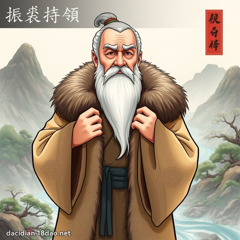 振裘持領 - 國語大辭典配圖