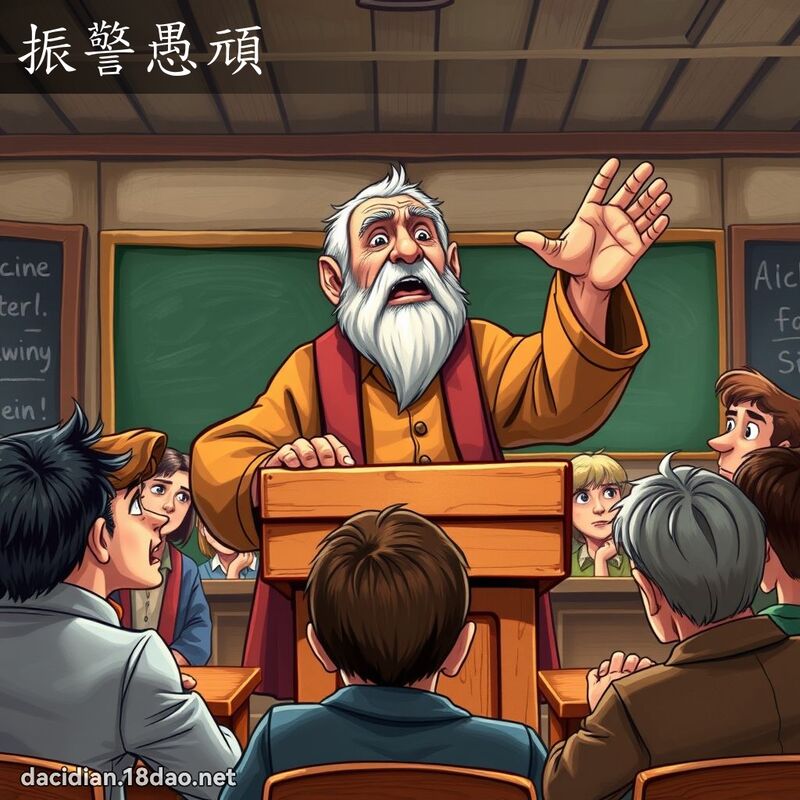 振警愚顽 - 国语大辞典配图