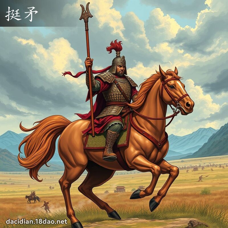 挺矛 - 國語大辭典配圖