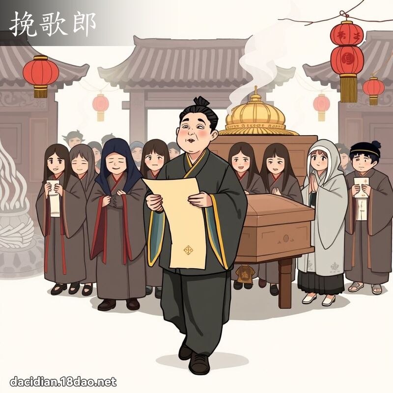 挽歌郎 - 國語大辭典配圖