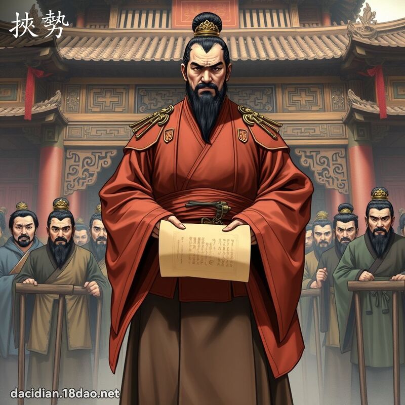 挟势 - 国语大辞典配图