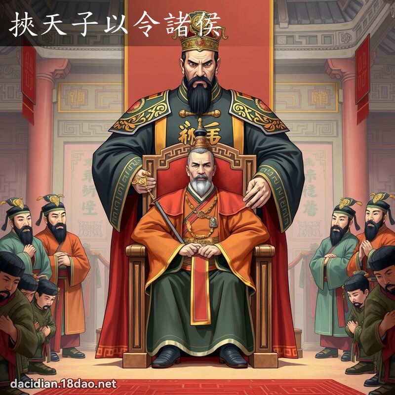 挾天子以令諸侯 - 國語大辭典配圖