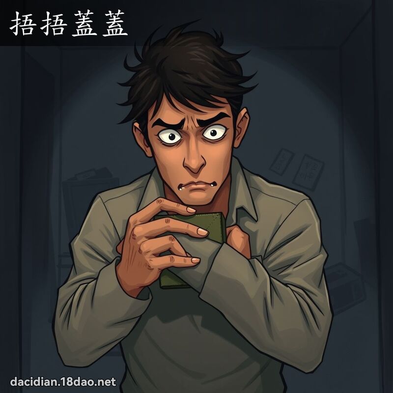 捂捂盖盖 - 国语大辞典配图