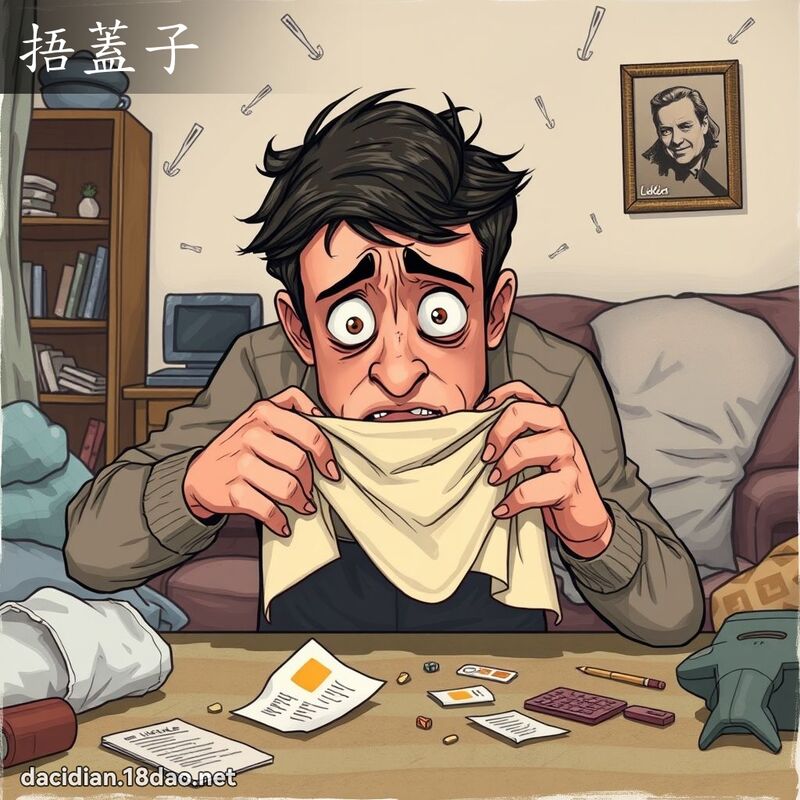 捂盖子 - 国语大辞典配图