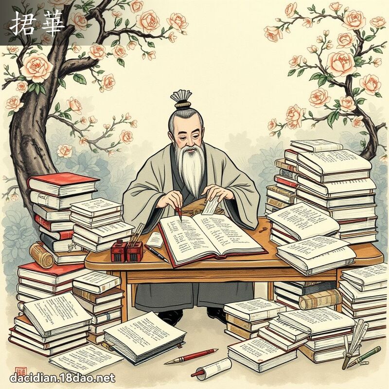捃华 - 国语大辞典配图