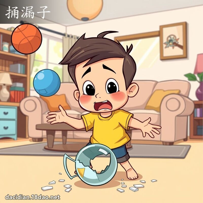 捅漏子 - 国语大辞典配图