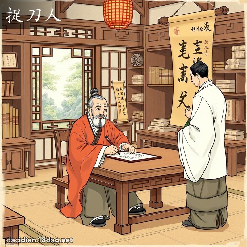捉刀人 - 国语大辞典配图