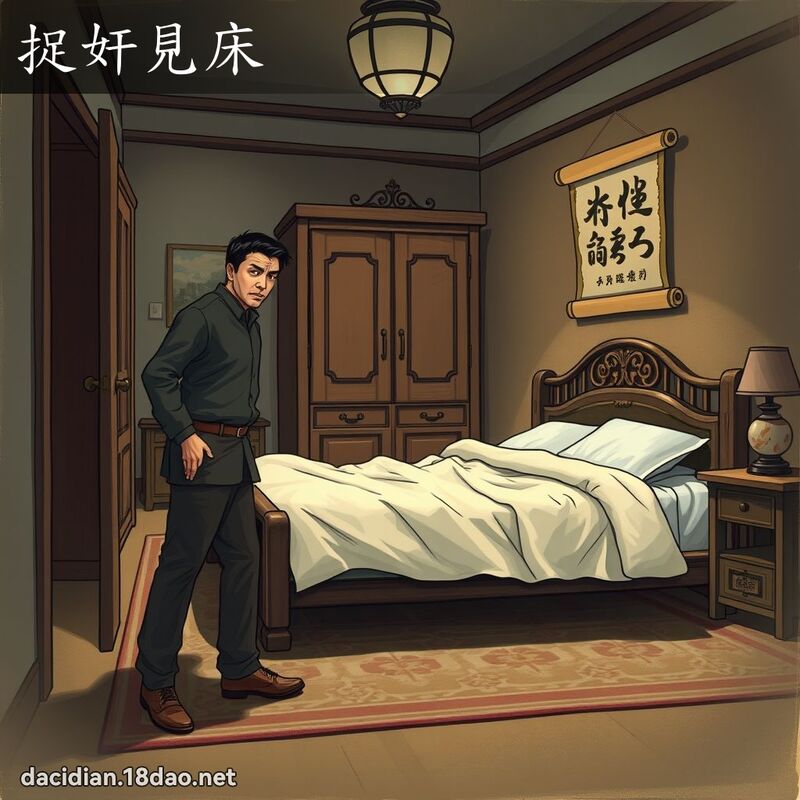 捉奸見床 - 國語大辭典配圖