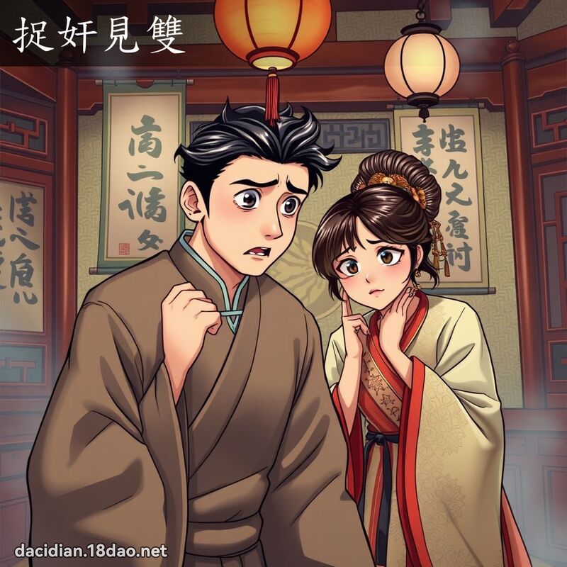 捉奸見雙 - 國語大辭典配圖