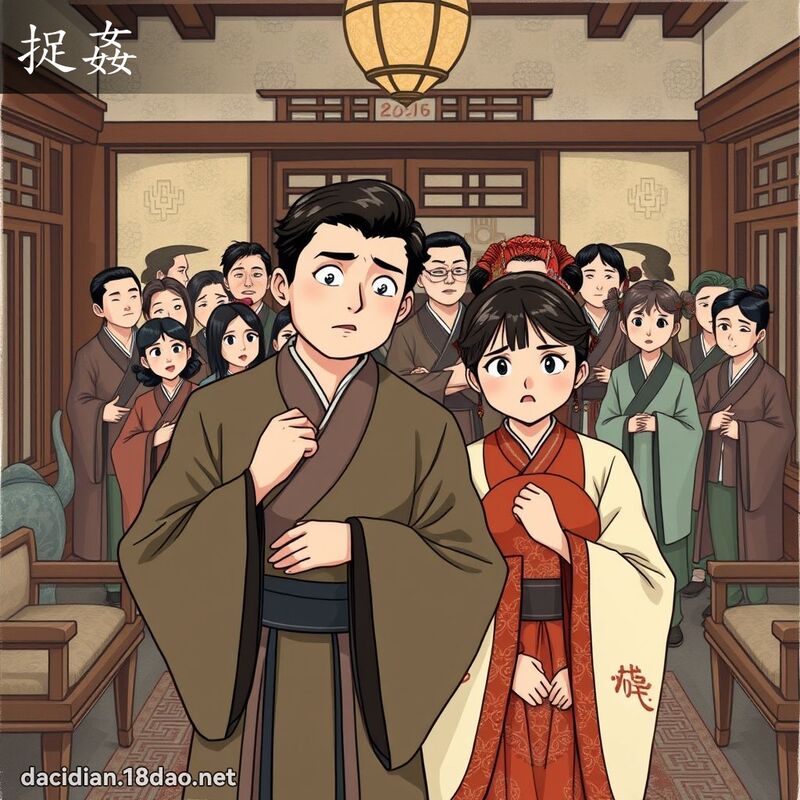捉奸 - 国语大辞典配图