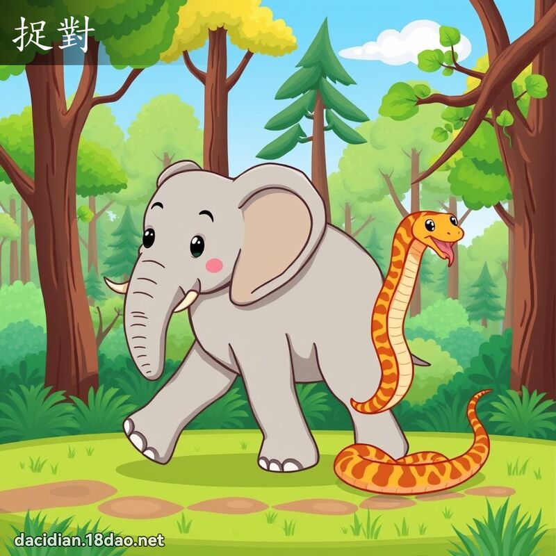 捉對 - 國語大辭典配圖