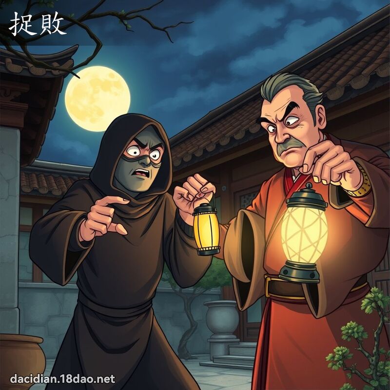 捉敗 - 國語大辭典配圖