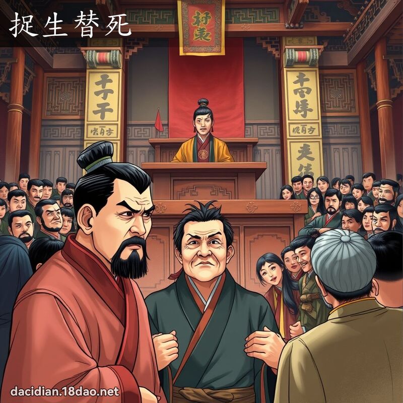 捉生替死 - 國語大辭典配圖