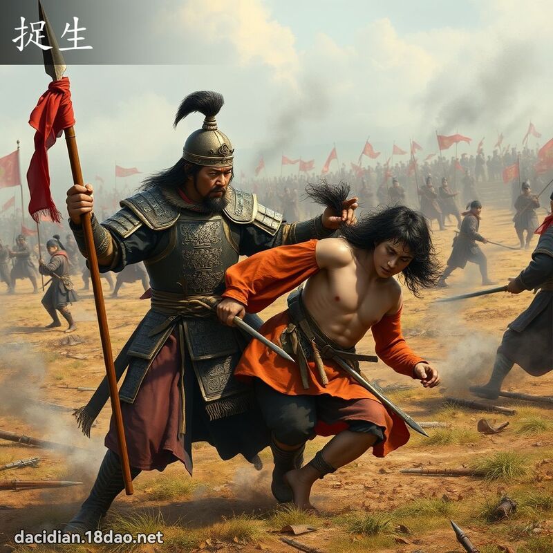 捉生 - 國語大辭典配圖