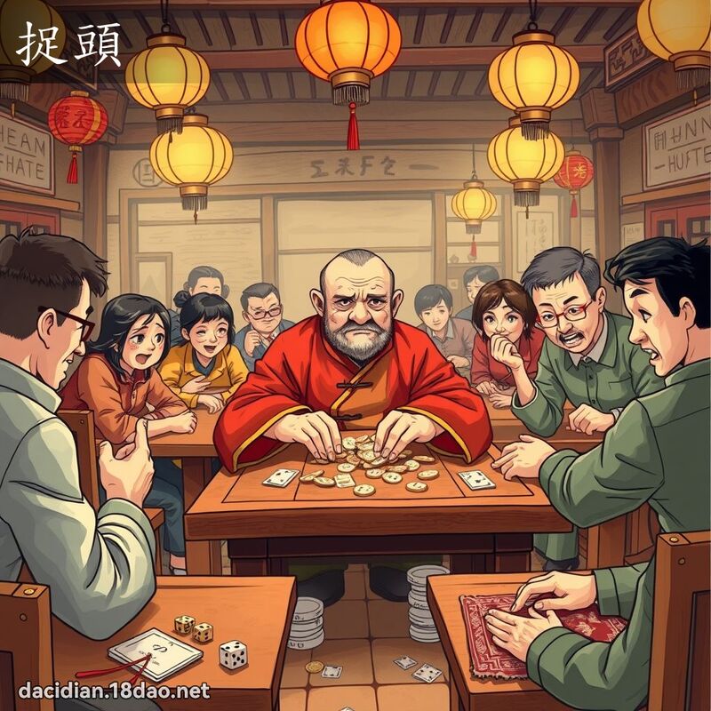 捉头 - 国语大辞典配图
