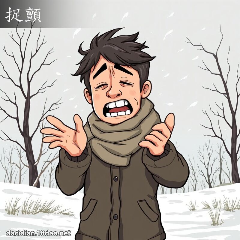捉颤 - 国语大辞典配图
