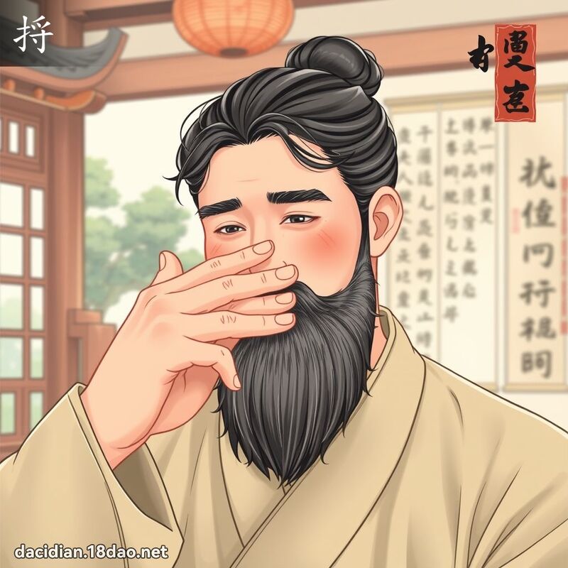 汉字: 捋 (多音字)