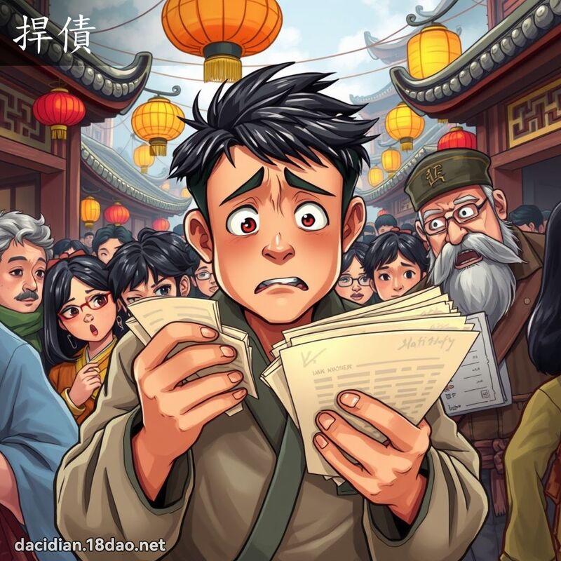 捍债 - 国语大辞典配图
