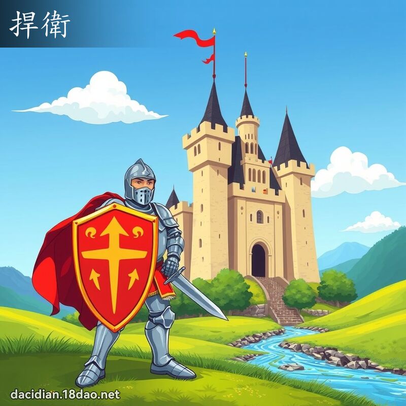 捍卫 - 国语大辞典配图