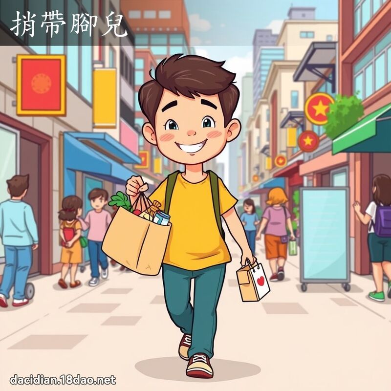 捎帶腳兒 - 國語大辭典配圖