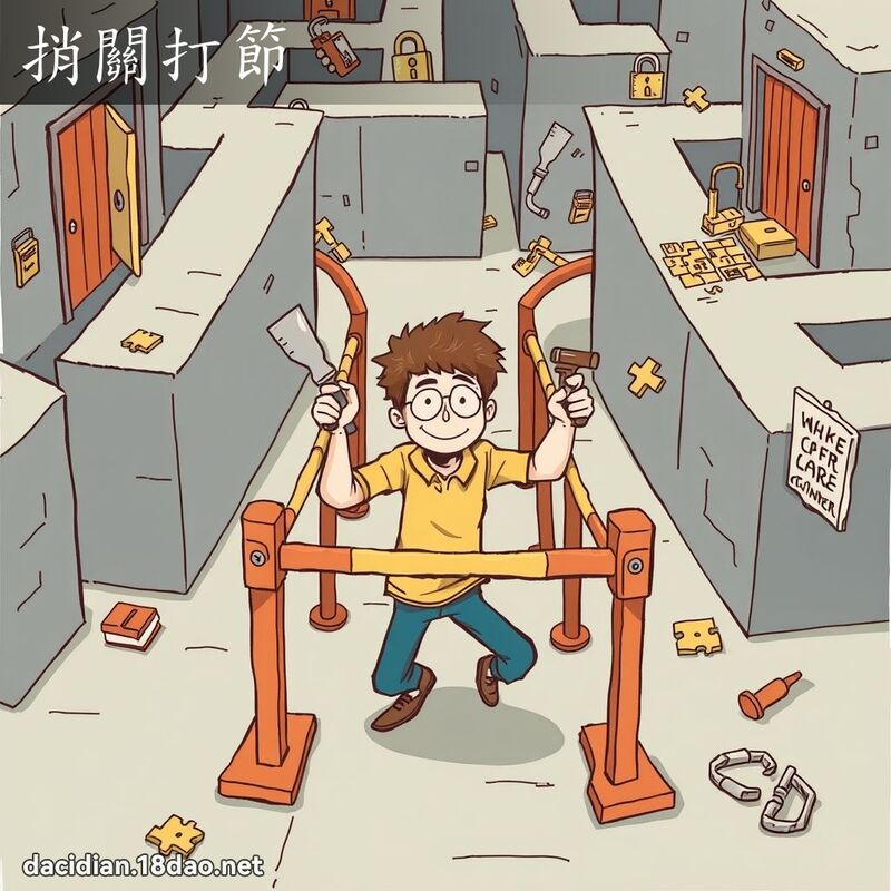 捎關打節 - 國語大辭典配圖