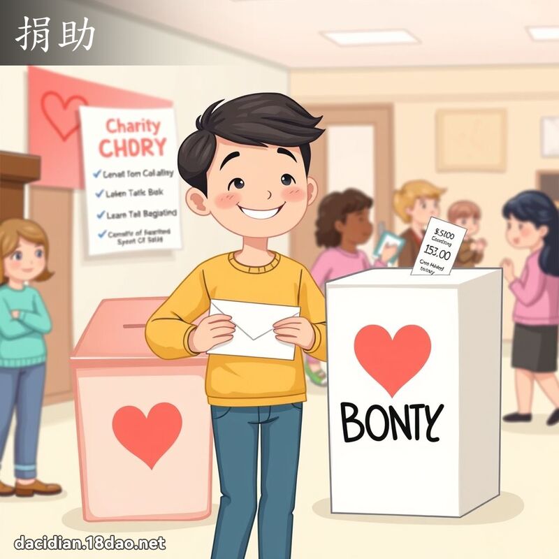 捐助 - 国语大辞典配图