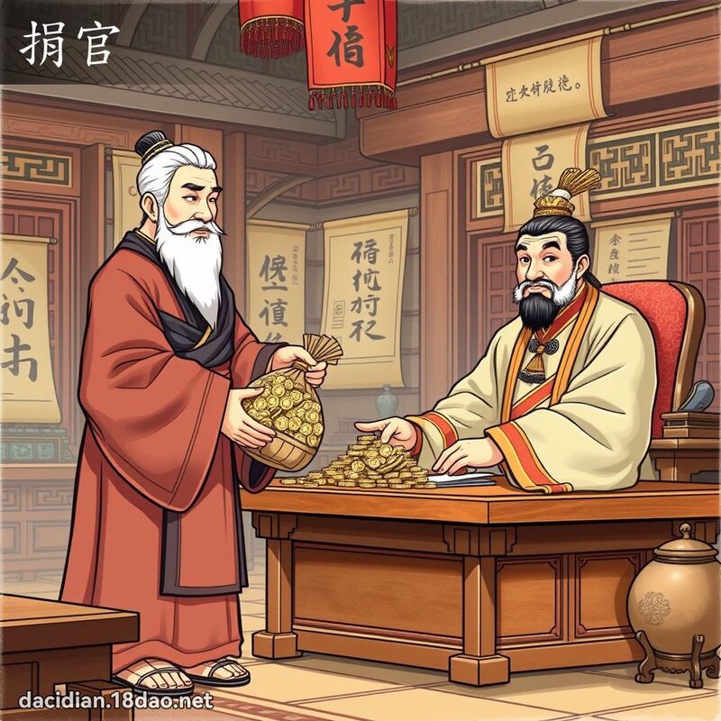 捐官 - 国语大辞典配图