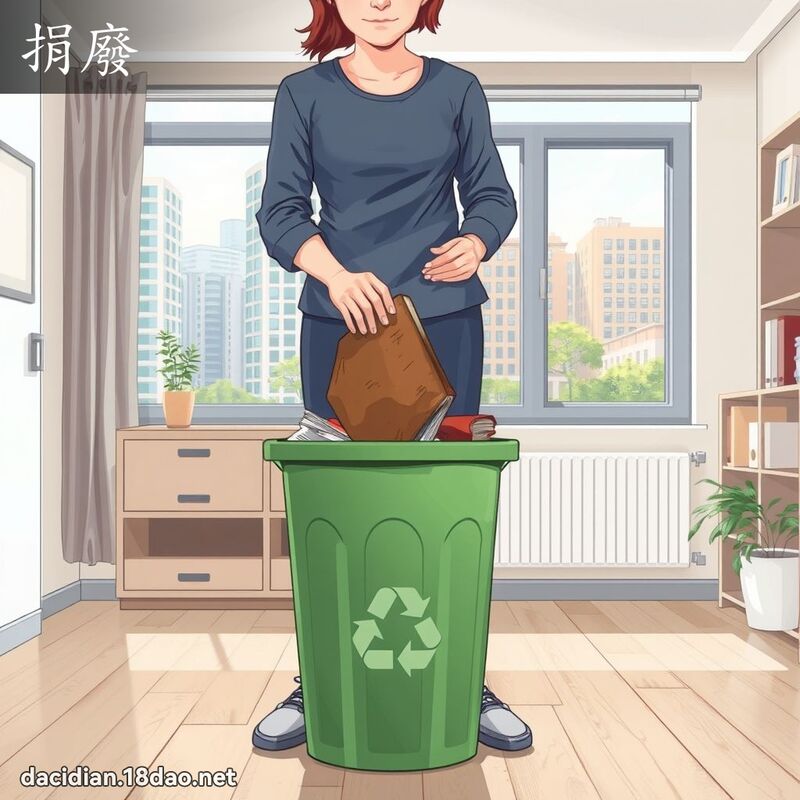 捐废 - 国语大辞典配图