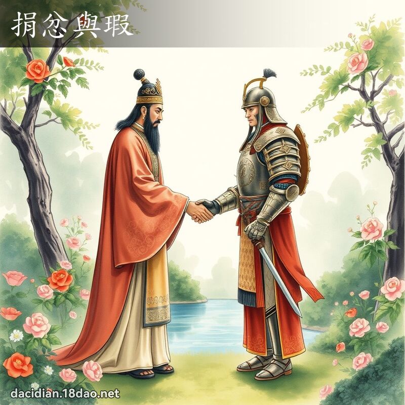 捐忿與瑕 - 國語大辭典配圖