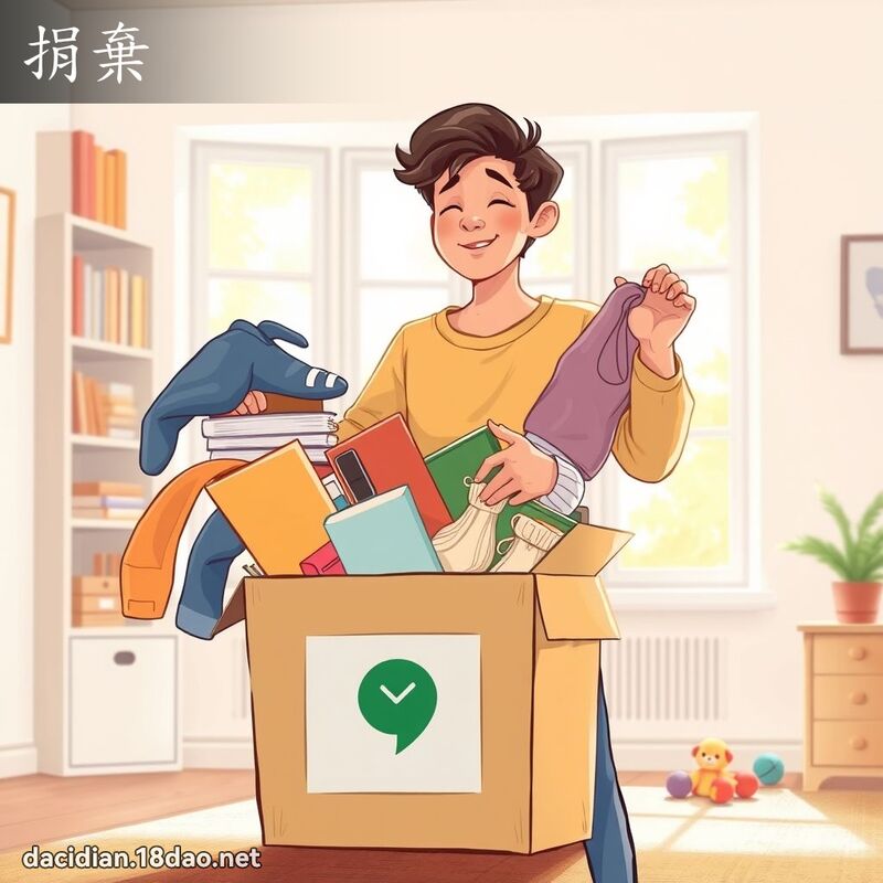 捐棄 - 國語大辭典配圖