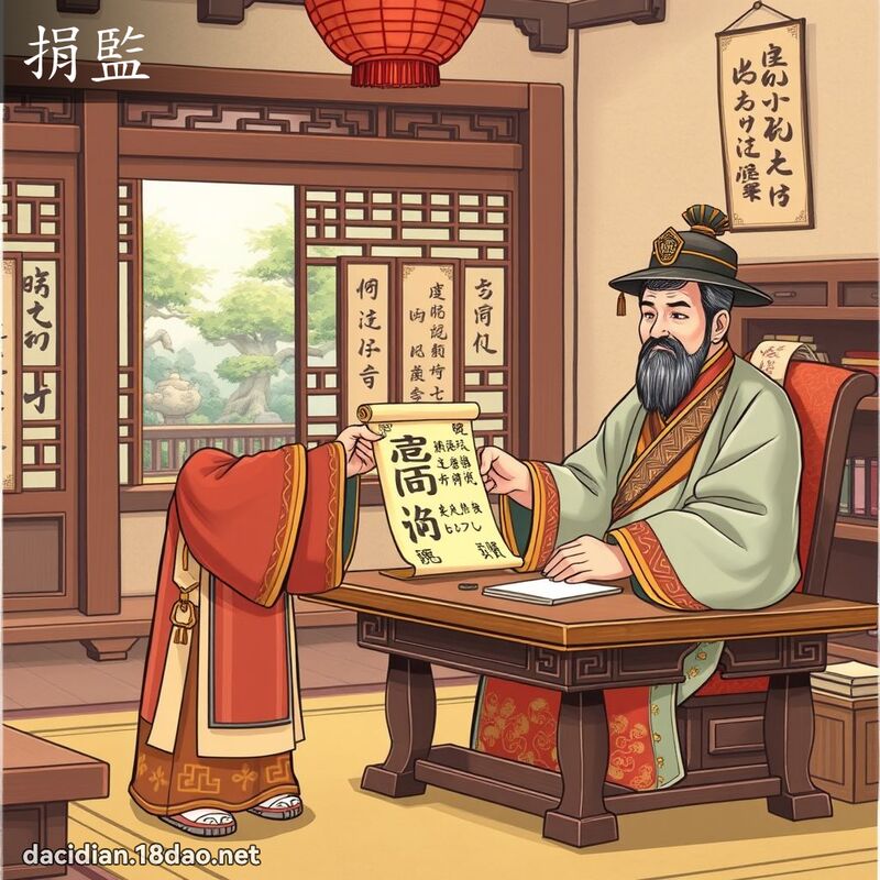 捐監 - 國語大辭典配圖