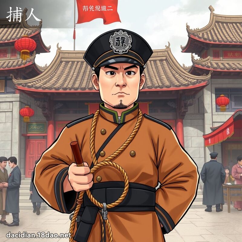 捕人 - 國語大辭典配圖
