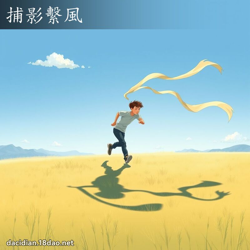 捕影系风 - 国语大辞典配图