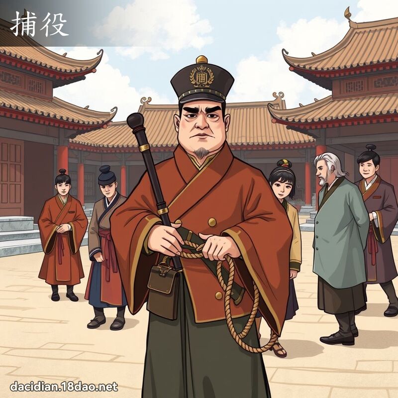 捕役 - 国语大辞典配图