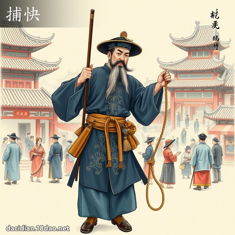 捕快 - 國語大辭典配圖
