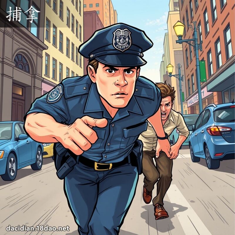 捕拿 - 国语大辞典配图