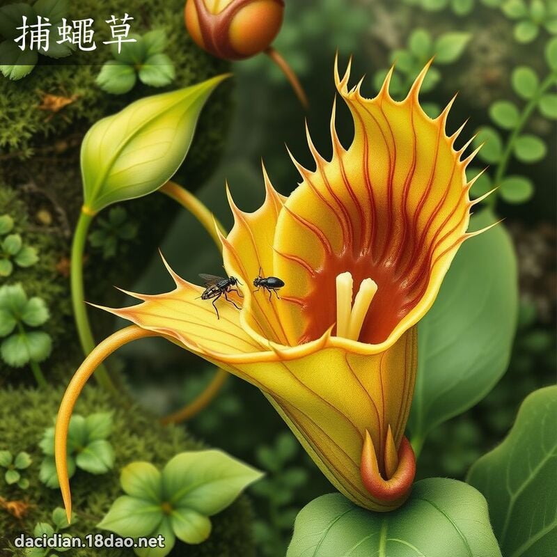 捕蠅草 - 國語大辭典配圖