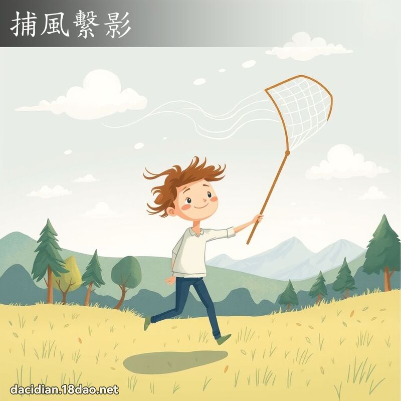 捕風繫影 - 國語大辭典配圖
