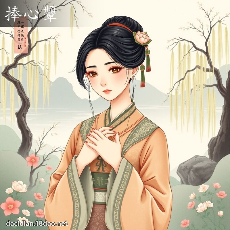 捧心顰 - 國語大辭典配圖