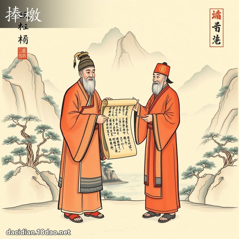 捧檄 - 国语大辞典配图
