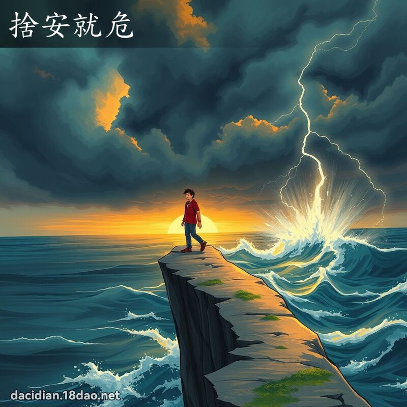 捨安就危 - 國語大辭典配圖