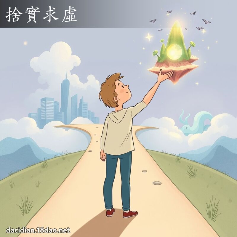 捨實求虛 - 國語大辭典配圖