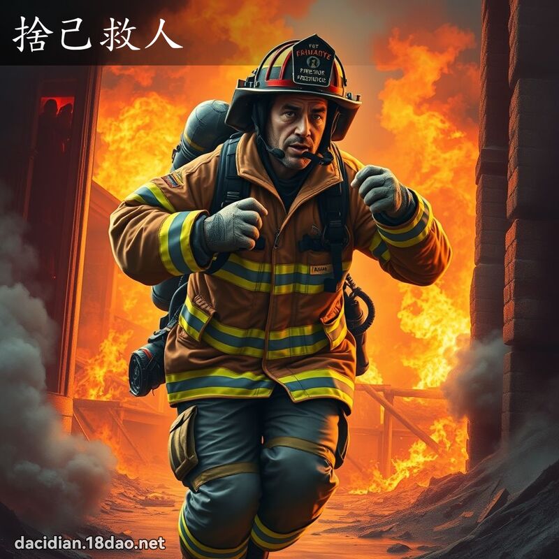 舍己救人 - 国语大辞典配图