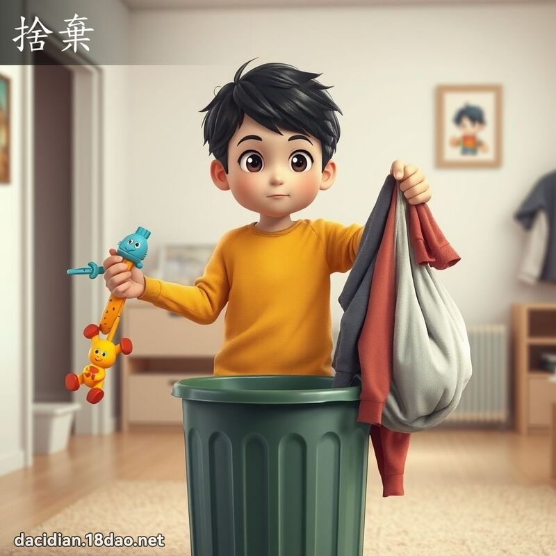 捨棄 - 國語大辭典配圖