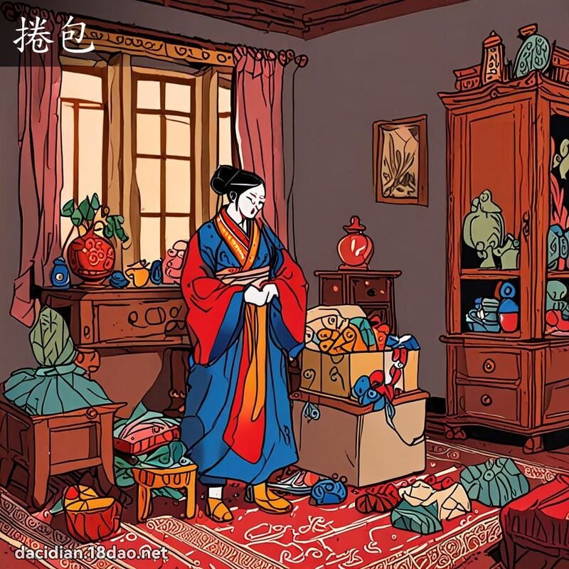 捲包 - 国语大辞典配图