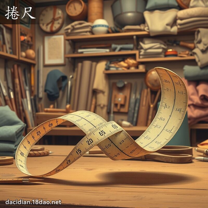 捲尺 - 國語大辭典配圖