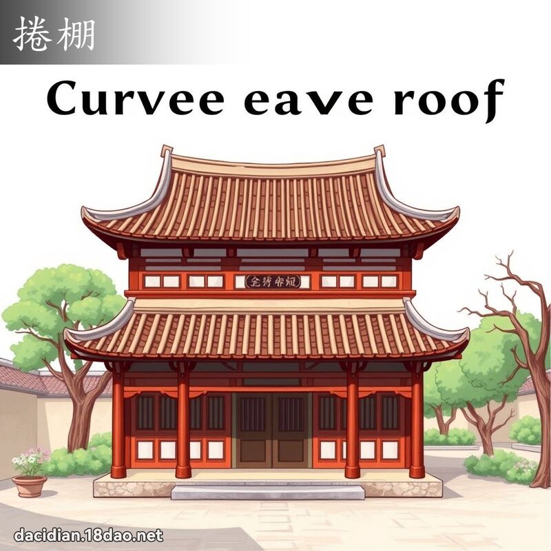 捲棚 - 国语大辞典配图