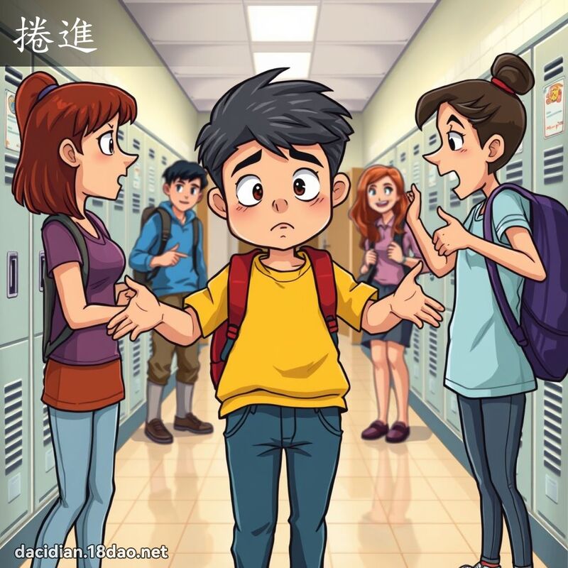 捲進 - 國語大辭典配圖
