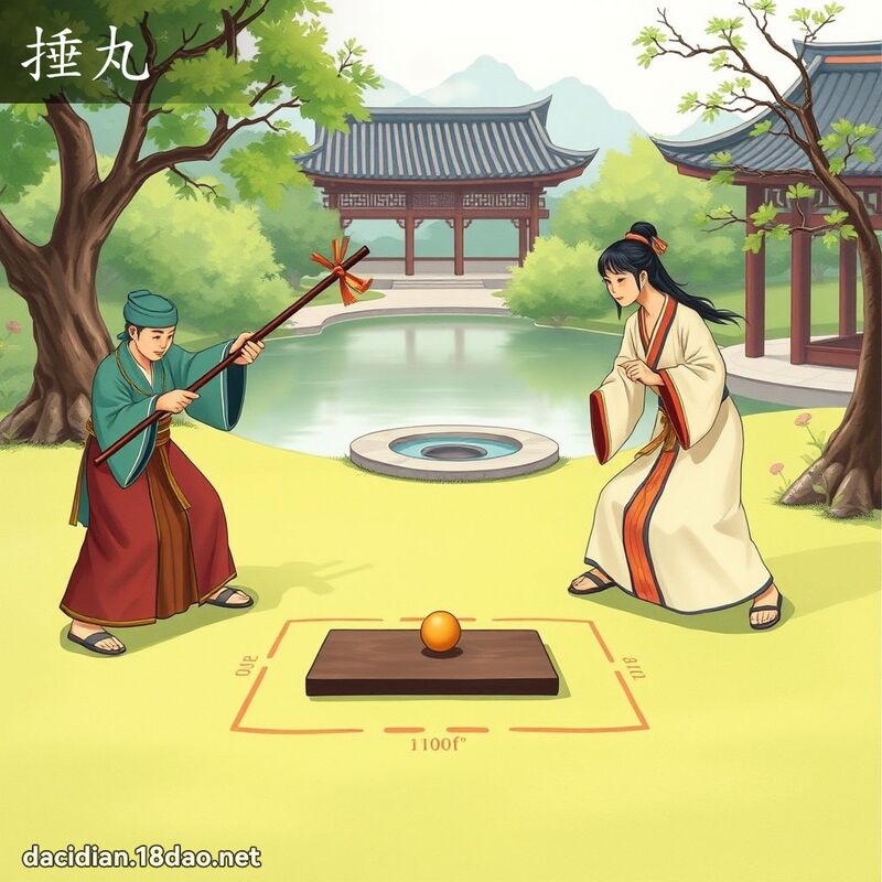 捶丸 - 国语大辞典配图